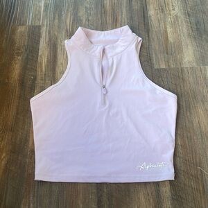 Alphalete Pulse Zip Tank Size Large